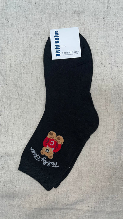 Teddy Bear Plush Socks