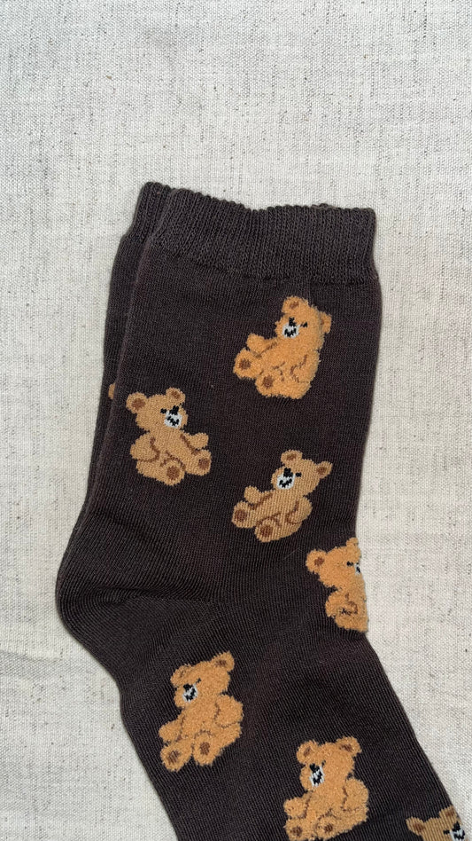 Cozy Teddy Bear Socks