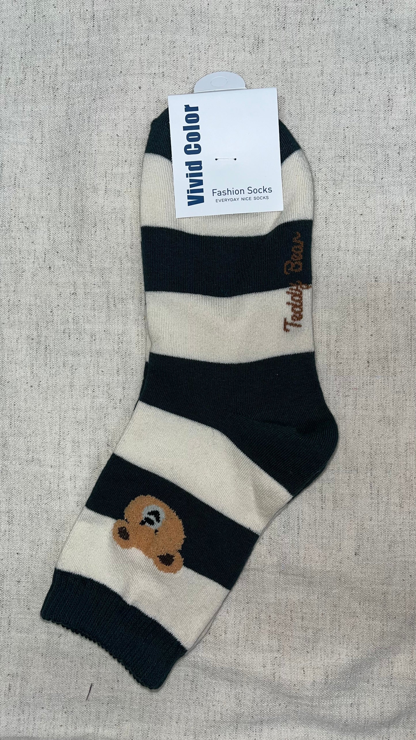 Striped Bear Socks